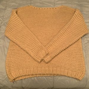 Listicle cozy chunky open knit sweater